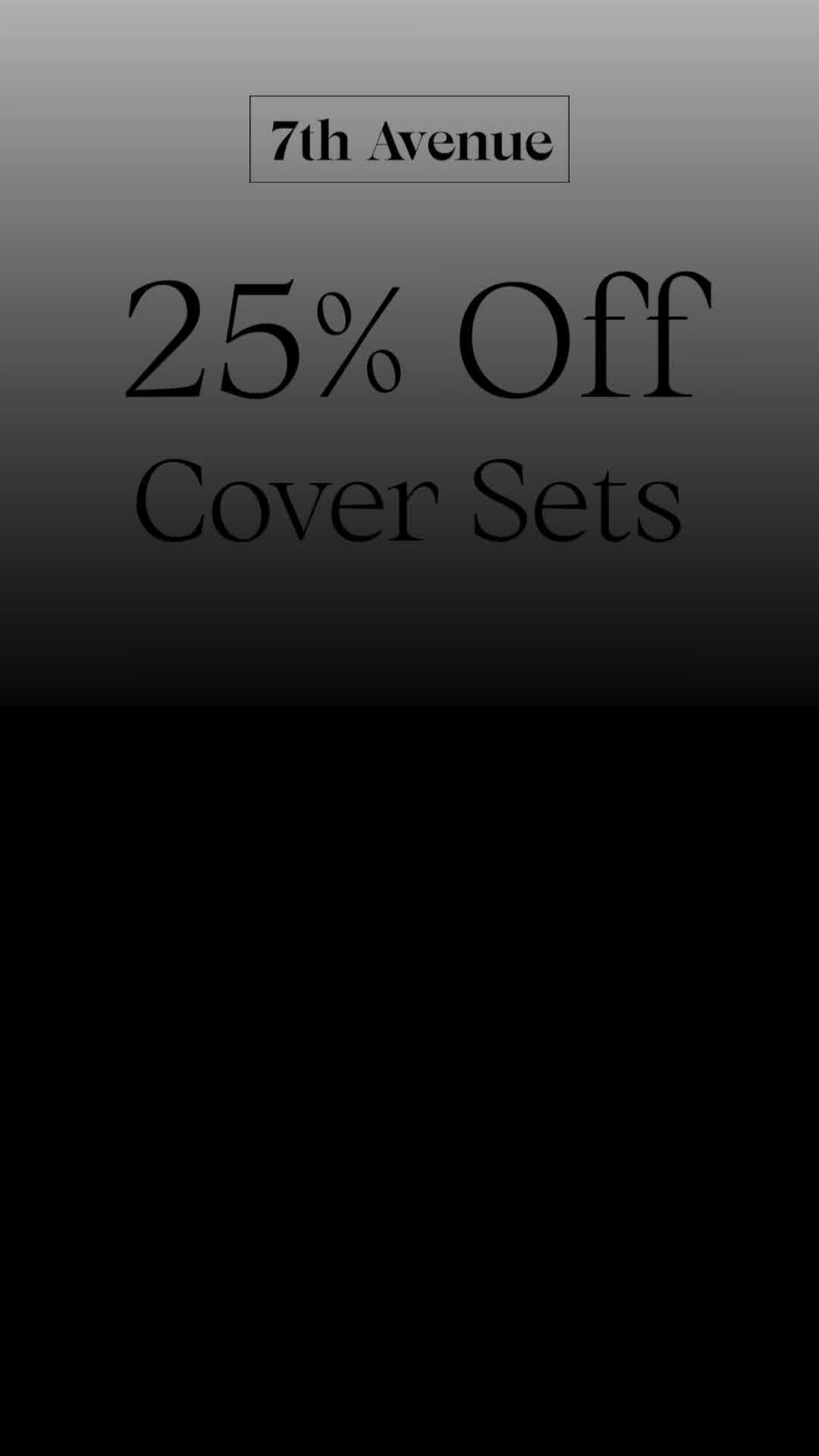 25% OFF Cover Sets 💥