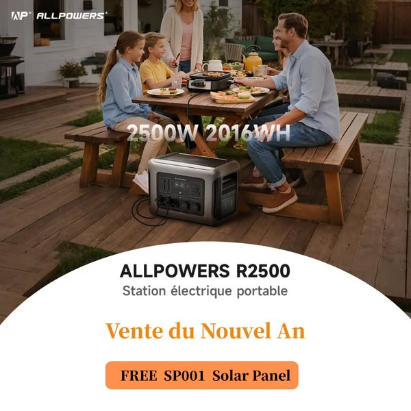 Soldes du Nouvel An : R2500 à Moitié Prix + Cadeau Solaire