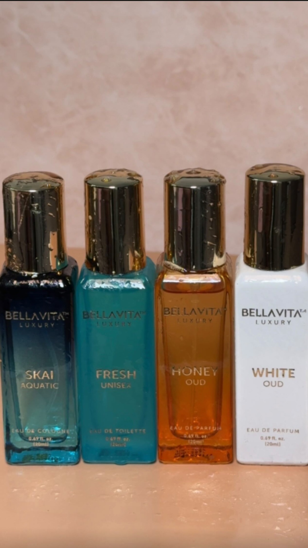✨ Smell like luxury, wherever you go!
Unveil the magic of @bellavitaluxury_official – a stunning unisex fragrance set featuring 4 irresistible scents:

💙 SKAI Aquatic – Bergamot, Coriander & Patchouli.
🤍 White OUD – Artemisia, Freesias & Musk.
🧡 Honey OUD – Honey, Oud & Bergamot.
💙 FRESH Unisex – Bergamot, Lavender & Ylang-Ylang.

🌿 Vegan, cruelty-free & paraben-free, with 15% perfume oil concentration for a long-lasting scent.
💼 Perfectly sized to go wherever you do (mini 20ml bottles).
💫 A thoughtful gift for yourself or someone special.

#BellaVitaLuxury #UnisexFragrance #MiniPerfumeSet #LuxuryScents #VeganPerfume #FragranceLovers @bellavita.official