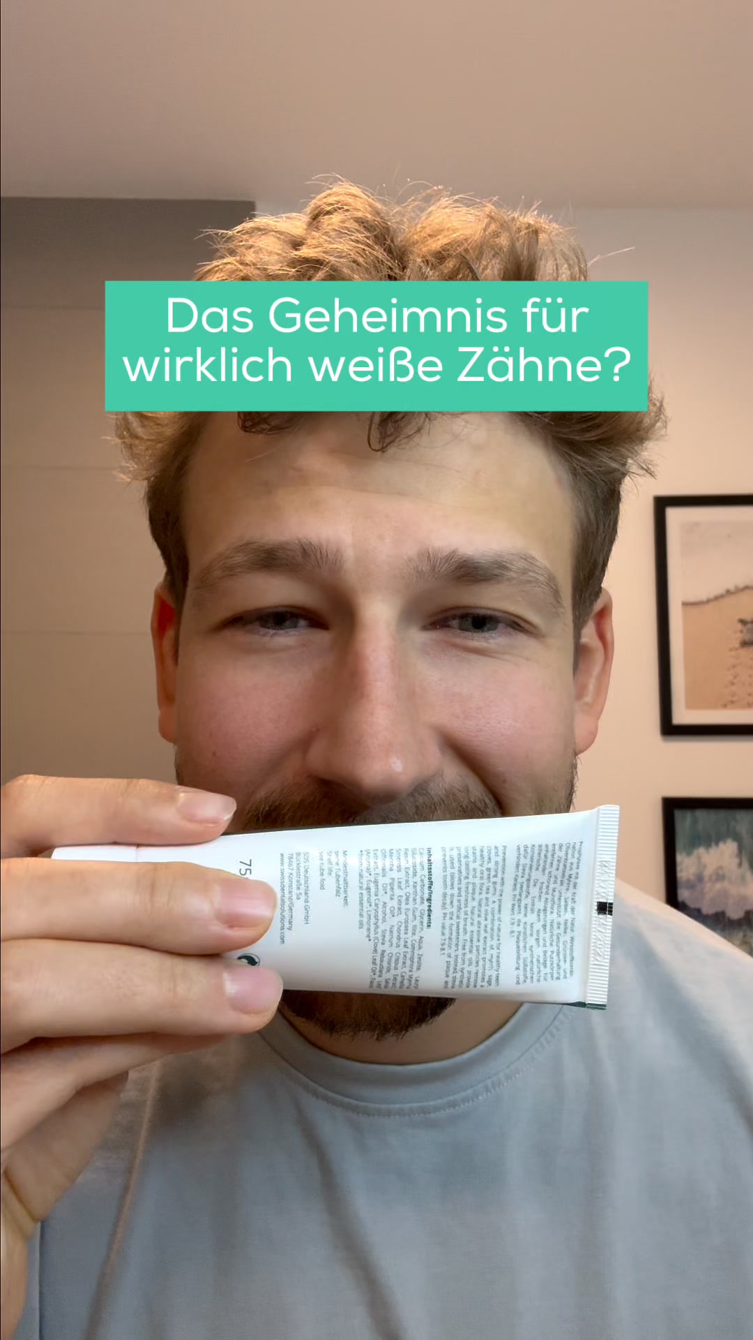 😁 Natürlich weißes Lächeln