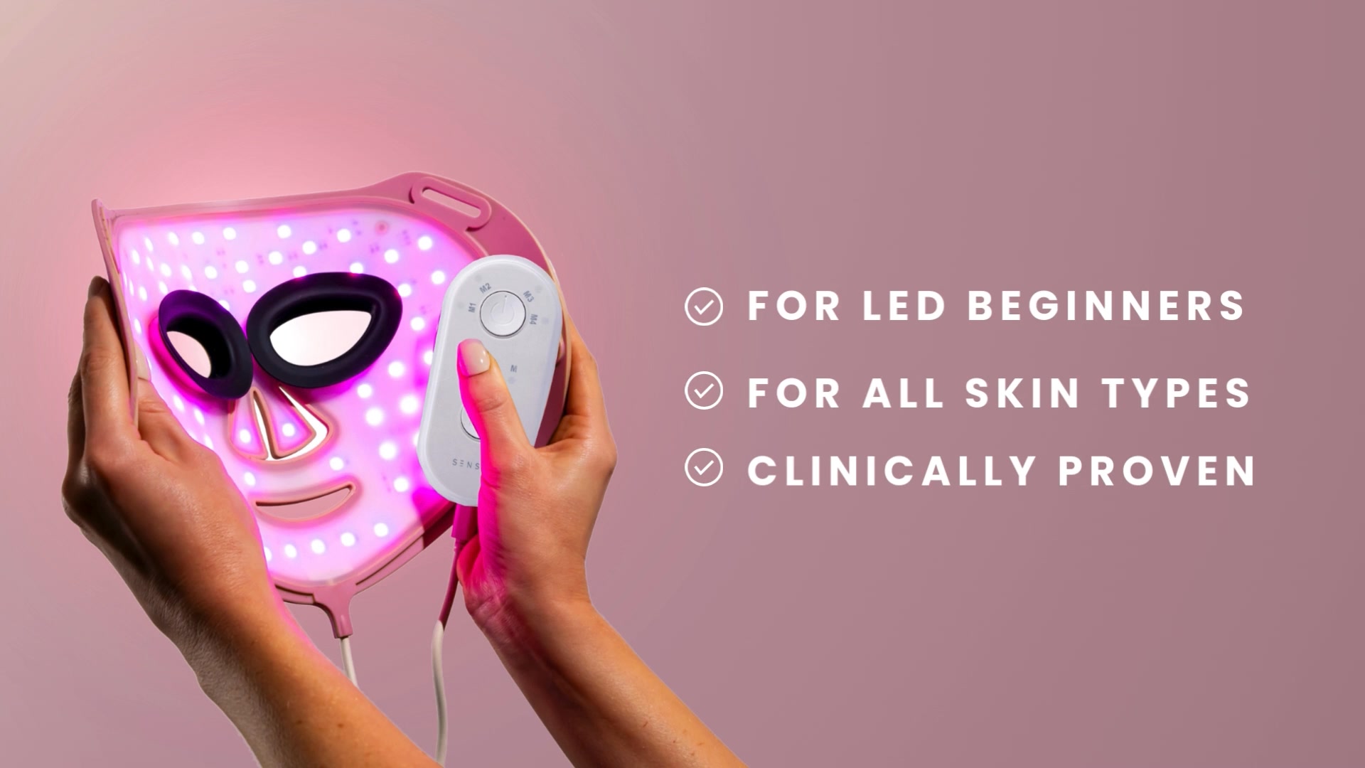 Multiple Skin Benefits.  270 LED’s: High-intensity LED energy.