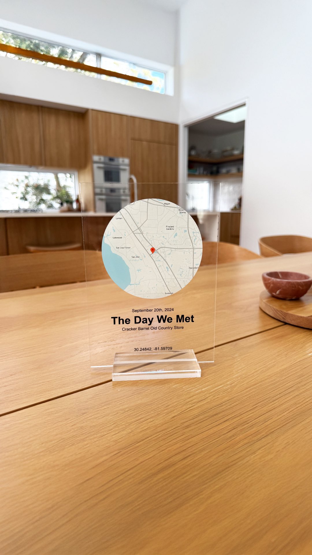 A one-of-a-kind gift for the one who means everything ❤️ Map the moments that made your story unforgettable.