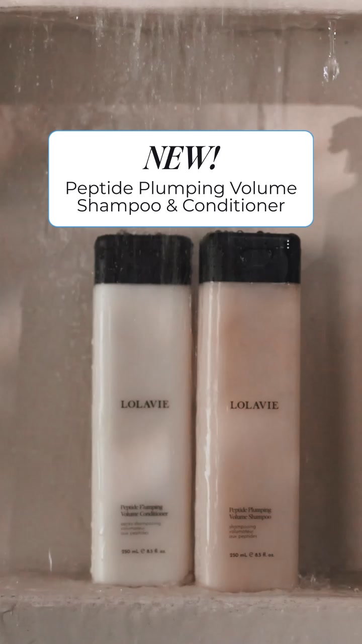 NEW Peptide Plumping Volume Shampoo & Conditioner