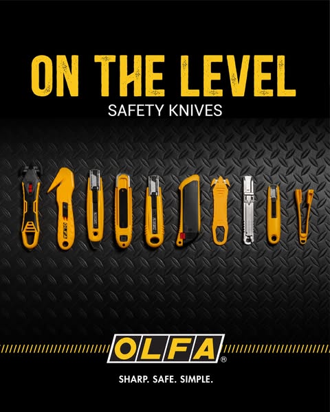 We’re leveling up workplace safety one knife at a time.  With three safety levels to choose from, you get the assurance of sharp AND safe that enhance productivity while protecting employees.  

Swipe right to see our full lineup of semi- and fully-automatic safety knives, as well as our concealed blade safety knives.  Learn more here > https://bit.ly/3kUXNW0