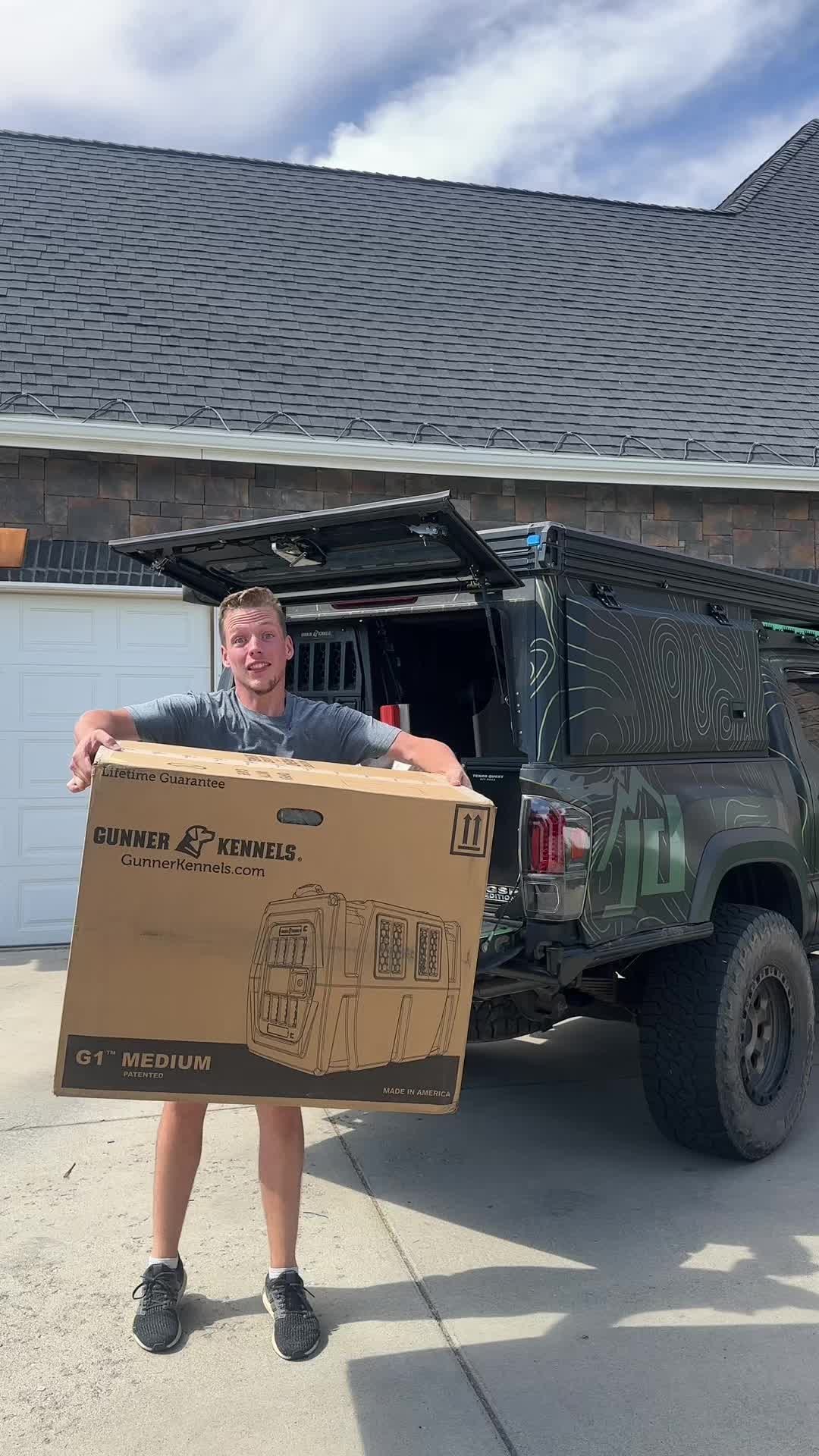 🚨 New drop from @gunnerkennels 🚨This is the Flyway Series Reelfoot Edition and I’m officially obsessed. 🖤 Hands down my favorite color they’ve ever released. ⚡️ It’s a limited edition, so if you want one, don’t wait - these won’t last long! #GunnerKennels #kennel #FlywaySeries #ReelfootEdition #DogGear