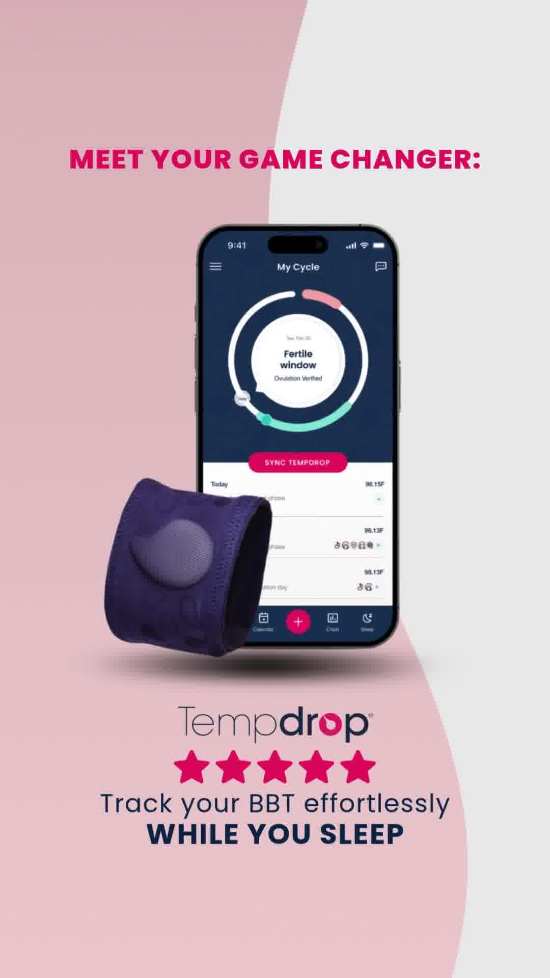 Take control of your fertility journey with Tempdrop 💕