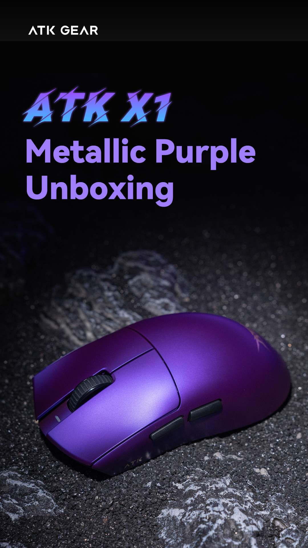 🌌 Unboxing the ATK X1 in Metallic Purple🎮
 A fresh drop of style and speed — now in purple.
 🐭 Ultra-lightweight
 🎯 Pro-grade precision sensor
 💡 Smooth glide, vibrant RGB
 🔗 Tri-mode connection (2.4G / Bluetooth / Wired)
Looks cute, hits hard.
 Let’s see what’s inside 👇
#ATK #ATKX1 #UnboxThePower #GamingGear #mouse #gamingmouse #TechUnboxing #PurpleMouse