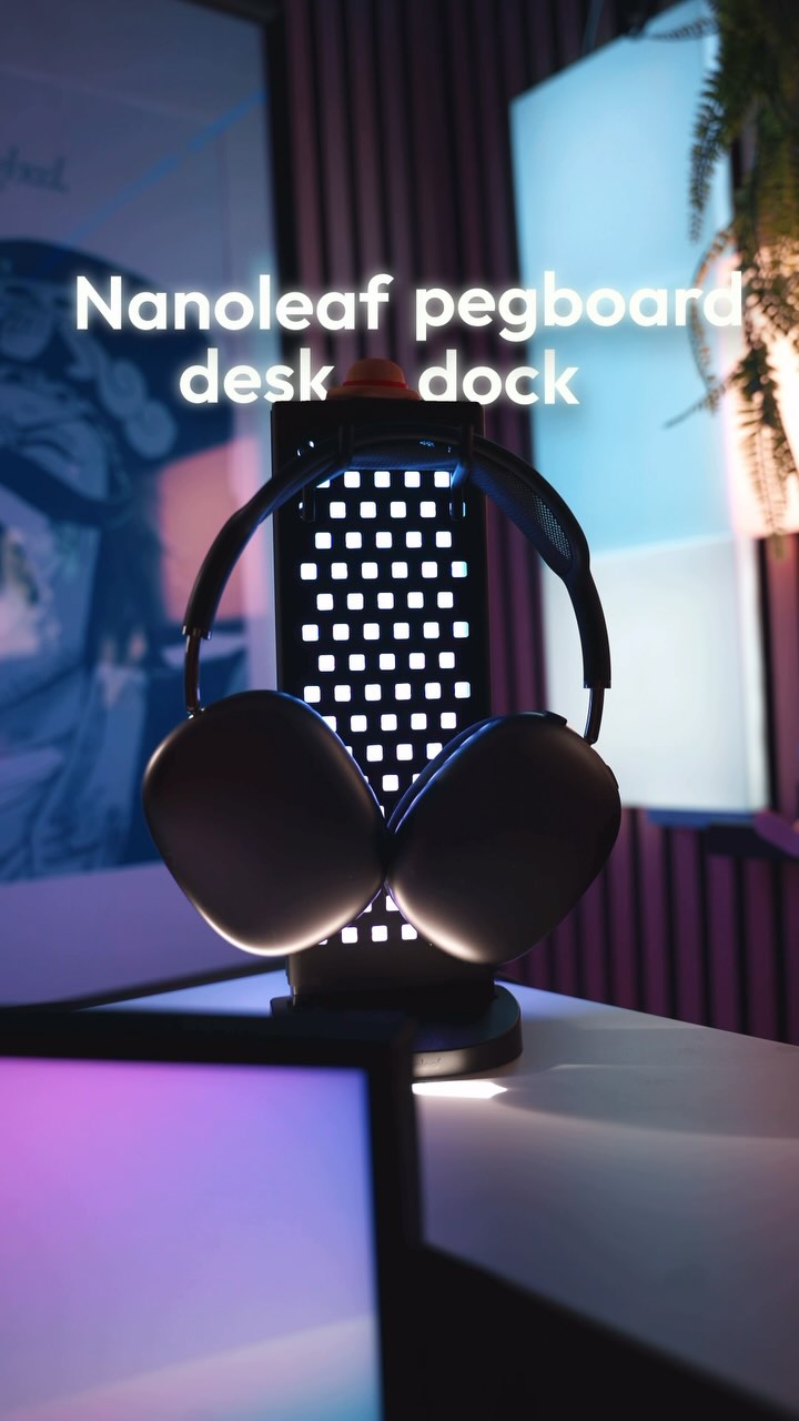 How has nobody thought of this yet?! 

This is @nanoleaf‘s brand new Pegboard Desk Dock and I think it’s a subtle game changer 🔥

What’s your take??
#gaming #desksetup #computer