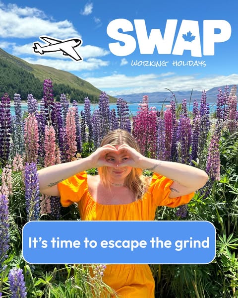 Looking for a happy medium, where the work day meets spontaneous beach afternoons? A working holiday to New Zealand could be just right.

The best part? Travelling doesn’t have to mean sacrificing your savings. With SWAP, you can earn as you go, live like a local, and explore every hidden gem from Cape Reinga to Queenstown. 🏔️🌊

👉 Ready to find your balance?