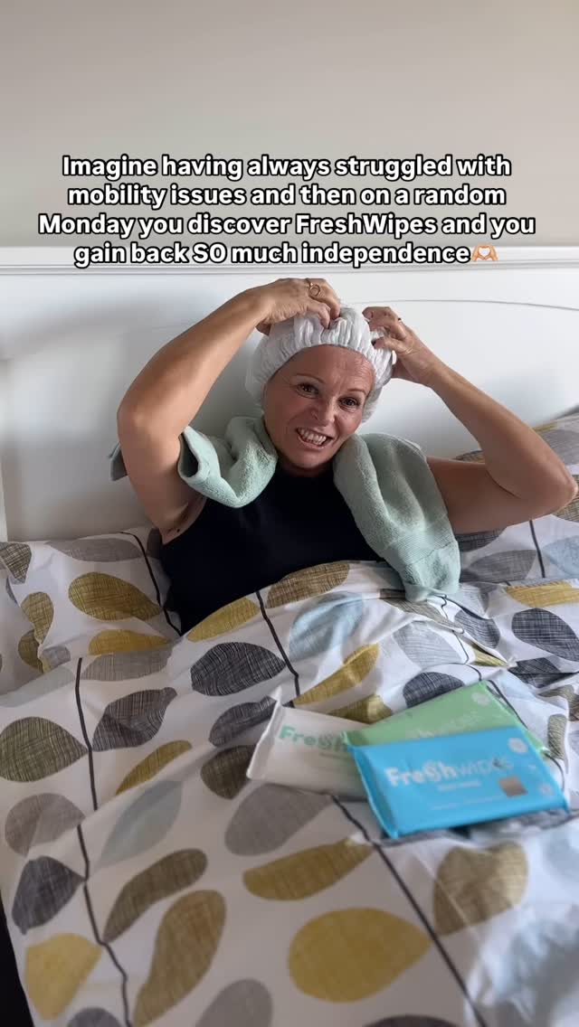 We are so proud of how many peoples independence we have helped restore!  FreshWipes allow those with mobility struggles to not have to rely on carers and other for help with a bath or shower, instead, you can wash from the comfort of your own sofa🛋️🥰 

#independence #independantliving #personalcare #chronicillnessawareness #disabilityawareness #mobilitystruggles