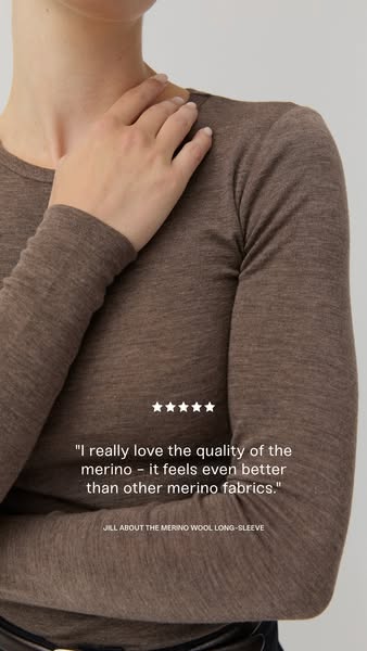 Our new Merino Wool Long-Sleeve