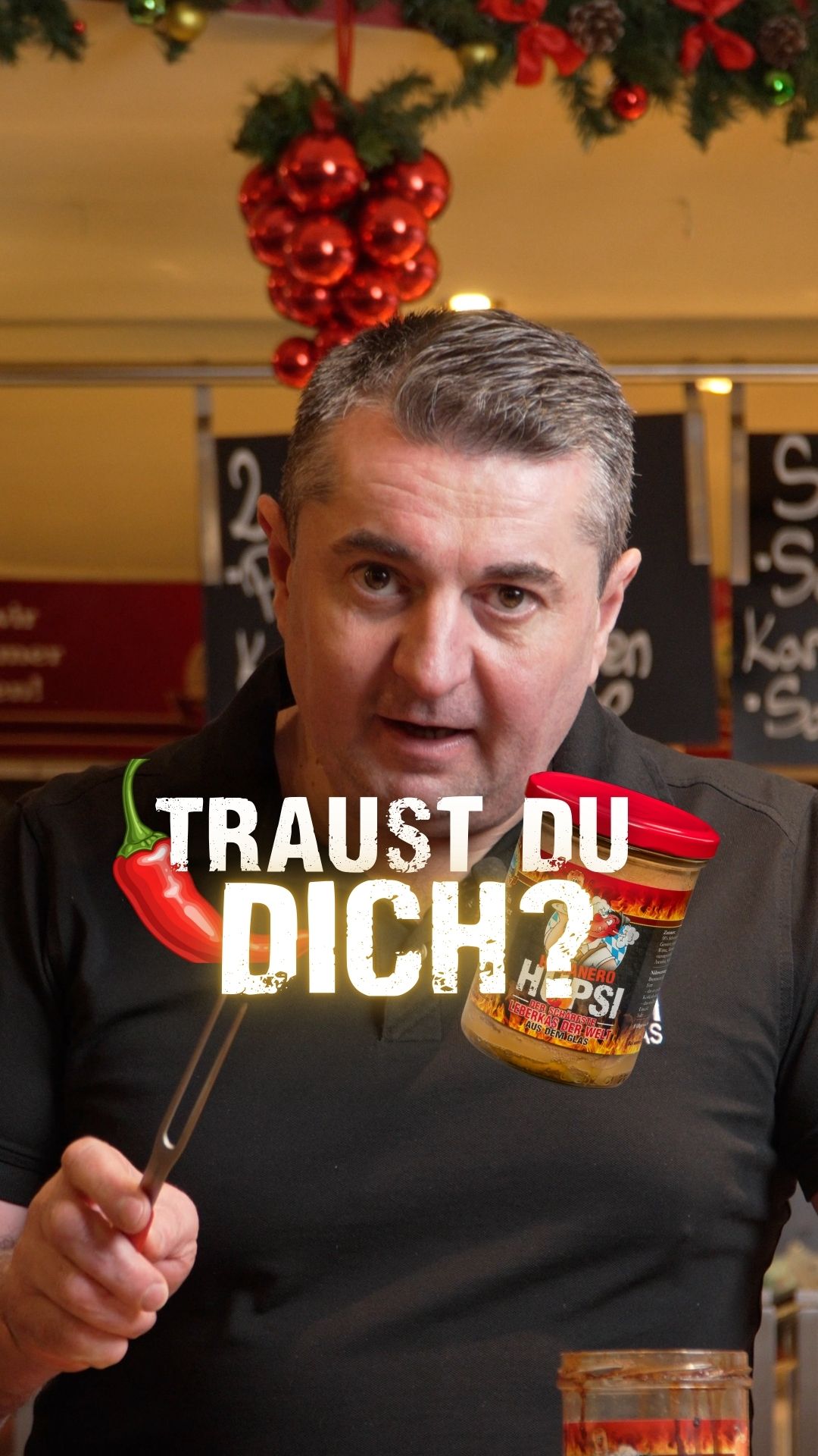 Der schärfste Leberkas der Welt.