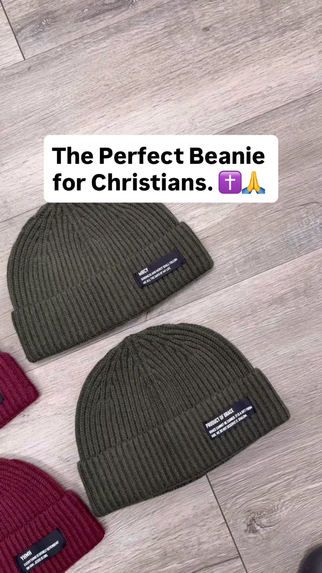 WRSHP Manifesto Beanies