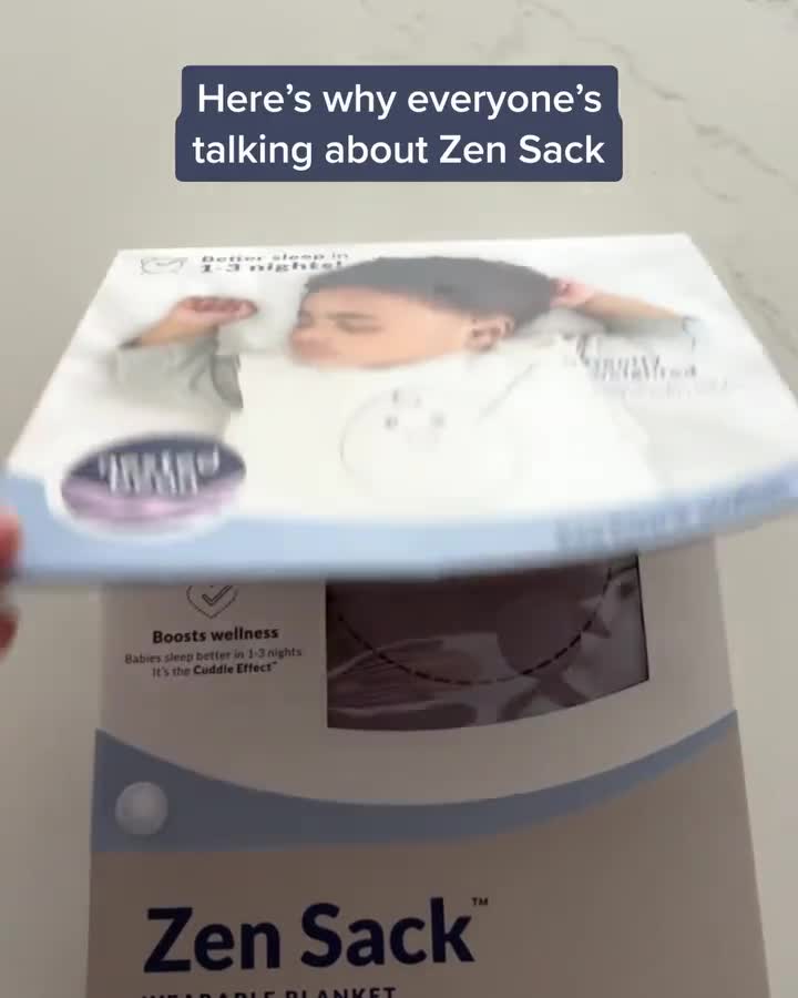The Zen Sack helps babies self-soothe for improved sleep with its signature padded design that calms like your touch, even after you’ve left the room. With adjustable shoulder snaps for a perfect fit, it’s scientifically designed for uninterrupted comfort from babyhood through toddlerhood.
