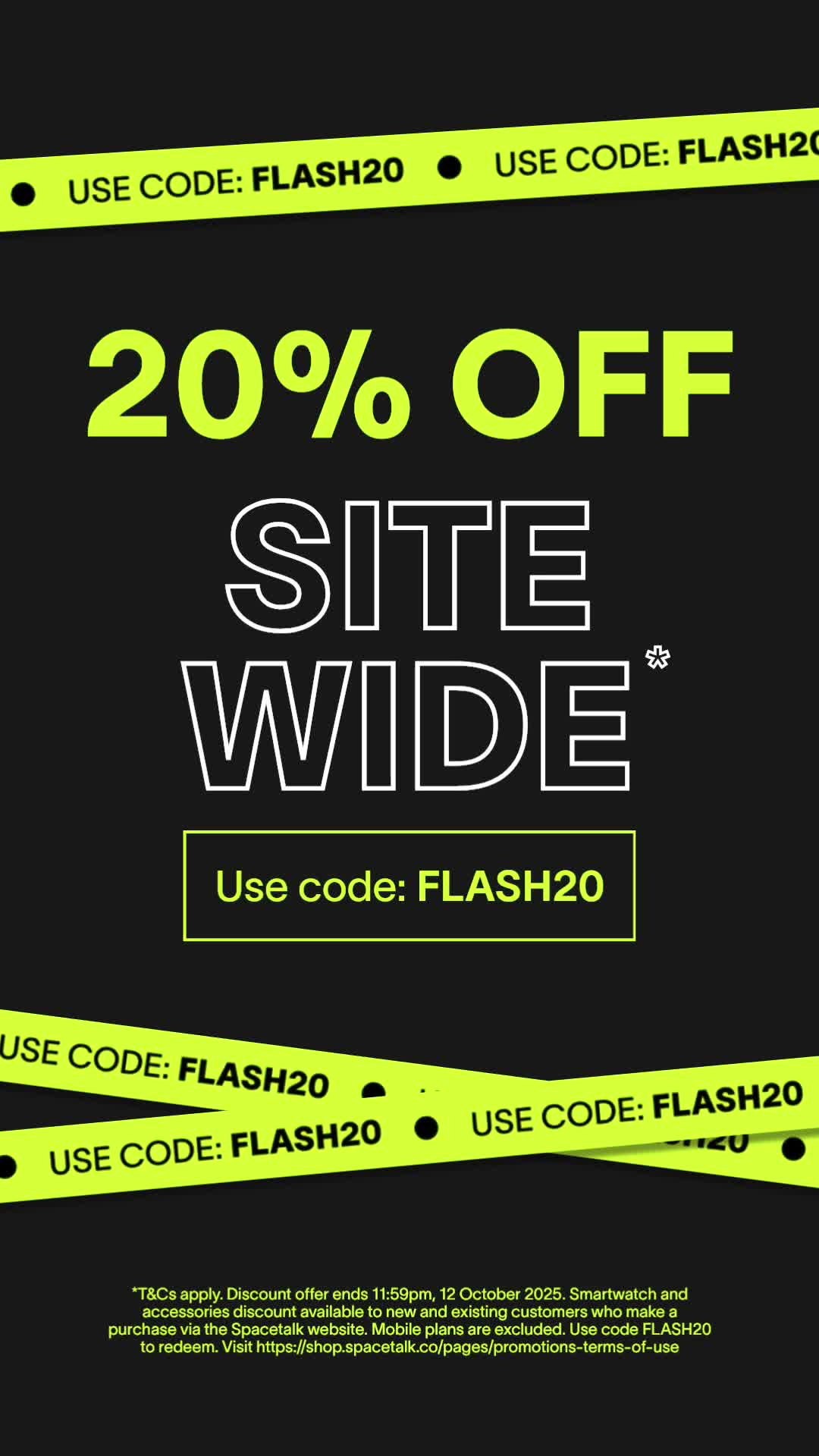 Get 20% off sitewide!