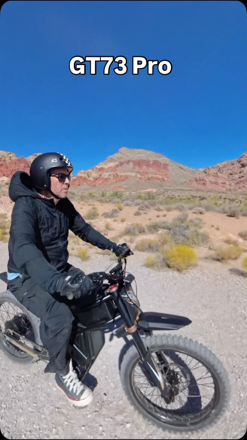 This ebike can reach 50mph ⚡️ 😮 GT73 Pro #speed #adventure #offroad #gt7pro