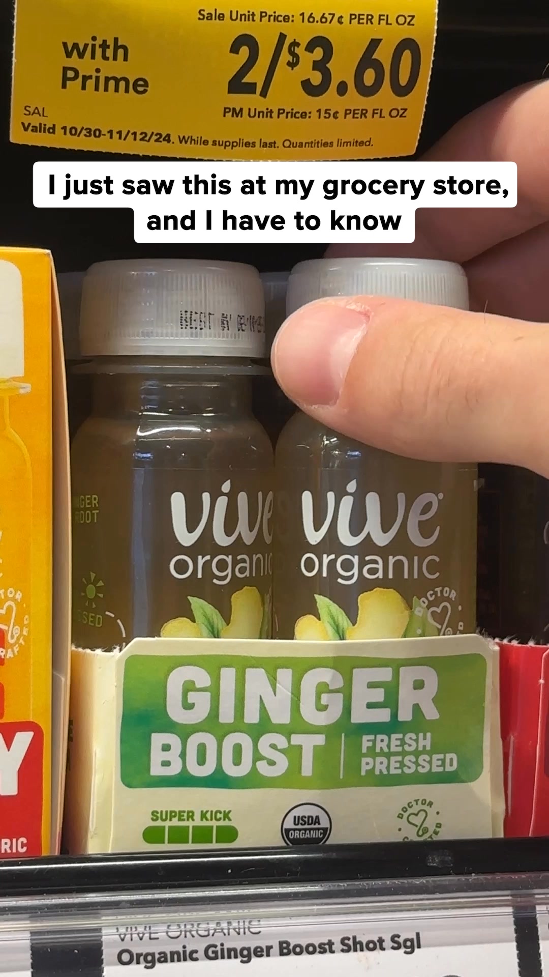 Boost Your Day with Vive’s Immunity & Ginger Shots! 🌱