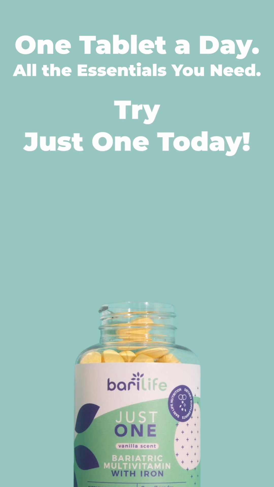 "One Vitamin. One Step. Just One."