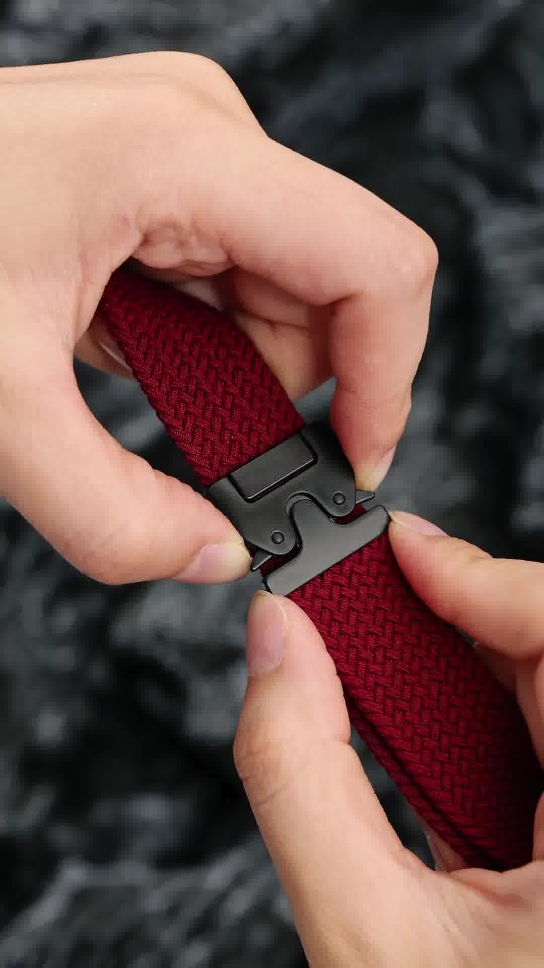 WARNING: Boring Fitness Trackers Alert!
Ditch basic bands and level up with our vibrant nylon straps for Garmin!
• Style upgrade guaranteed
• Ultra-high elastic nylon strap
• Parachute buckle design

Ready to stand out? Explore now!