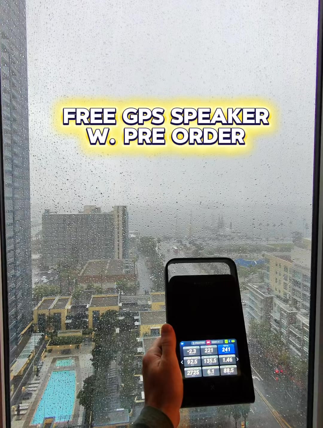 Free GPS Speaker w. Purchase.