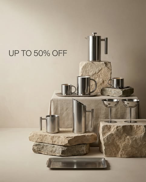 Up to 50% Off Stainless Steel