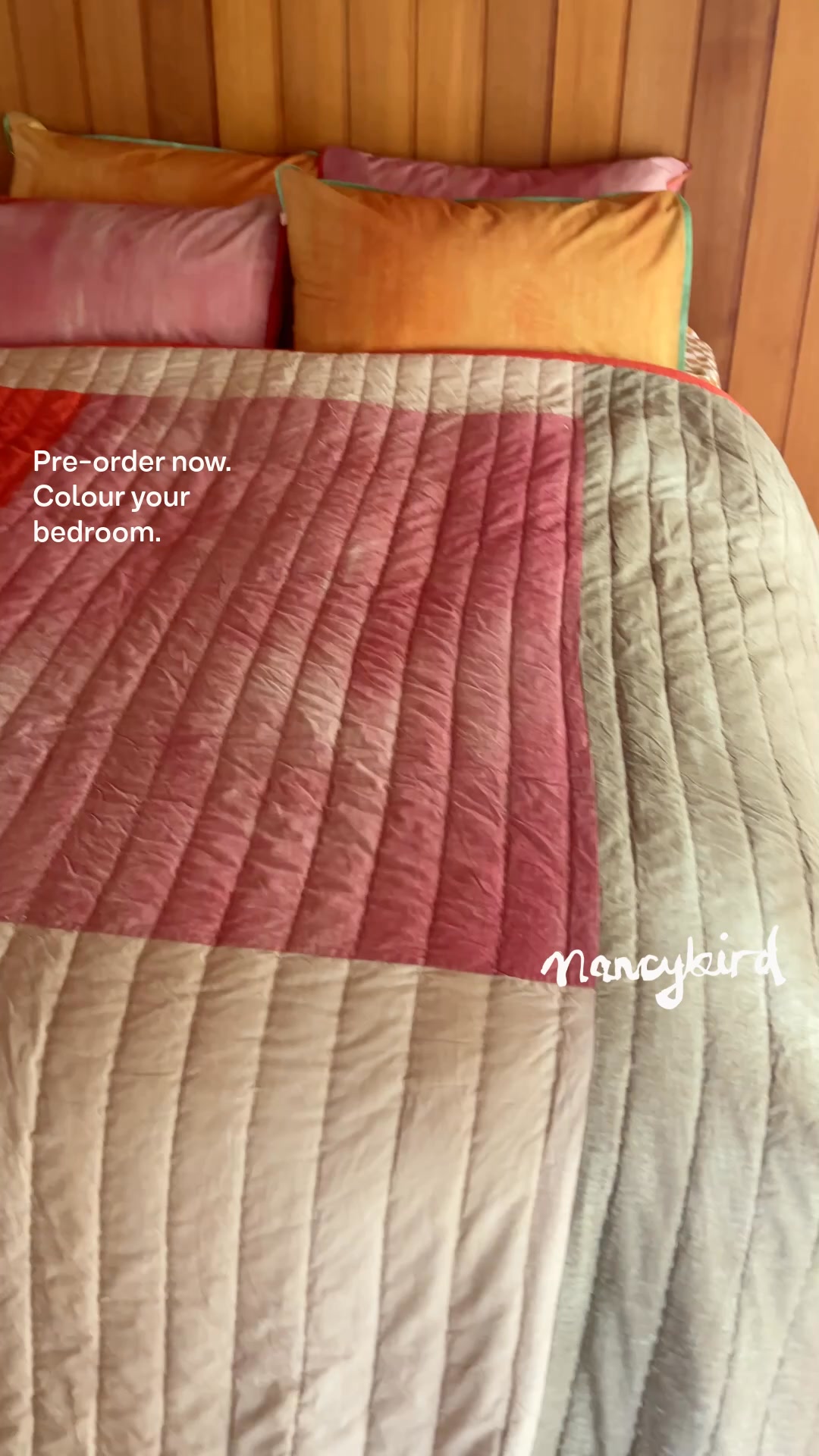 Our Painted Patchwork Kantha Quilt has returned in limited quantities.