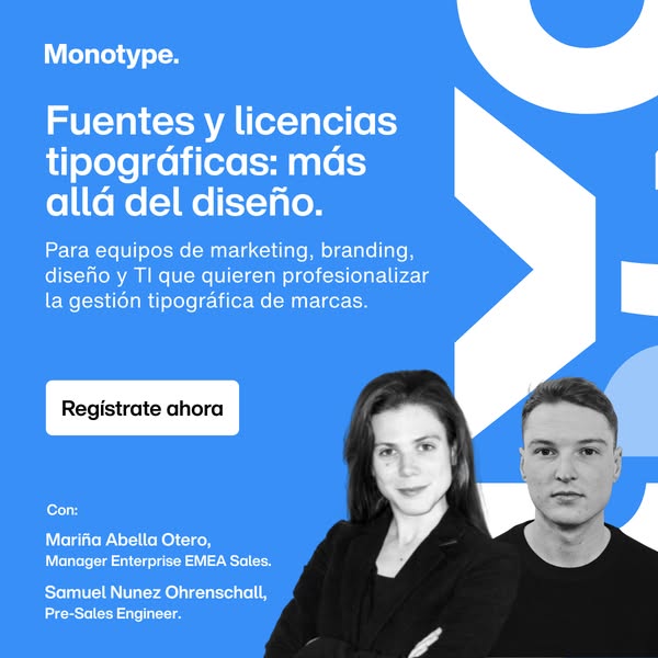 Webinar 10/3: entiende las licencias de fuentes y cómo elegir la adecuada para cada proyecto. Incluye Q&A en vivo.