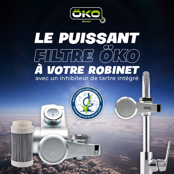 Le puissant filtre ÖKO enfin à votre robinet