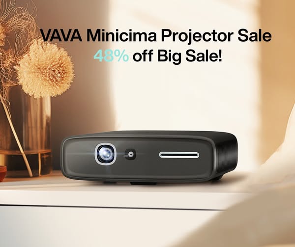 🍿 Forget small screens and cluttered cables. The VAVA Minicima brings the magic of the big screen right to your nightstand.😎

Whether it's a cozy movie night, or streaming your favorite series,  enjoy stunning clarity in a compact, elegant design that fits your home perfectly.

✨ Limited Time Offer: Get the cinematic experience for nearly HALF the price. 🔥 Save 48% OFF today only!😋

Shop Now-https://bit.ly/4qbLXXJ
(Search-VAVA Minicima)

#VAVA #HomeCinema #SmartHome #VAVAMinicima #MiniProjector #HomeTheater #MovieNight #TechGadgets #SmartTech #FlashSale #TechDeals