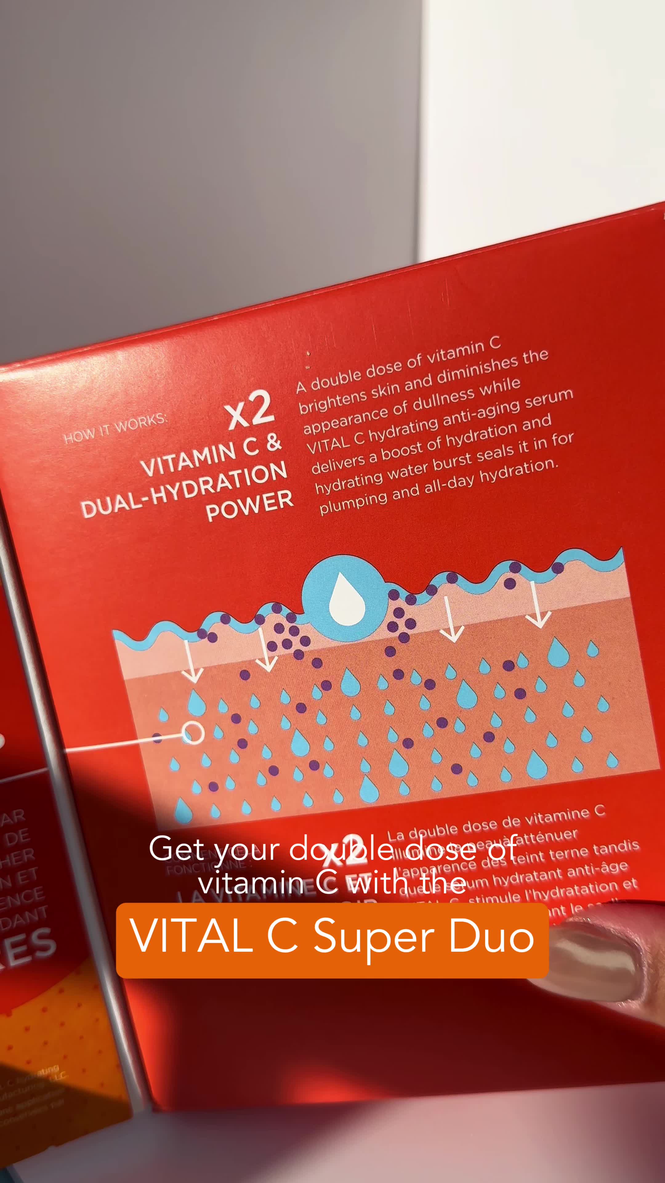 Solve redness and dehydration