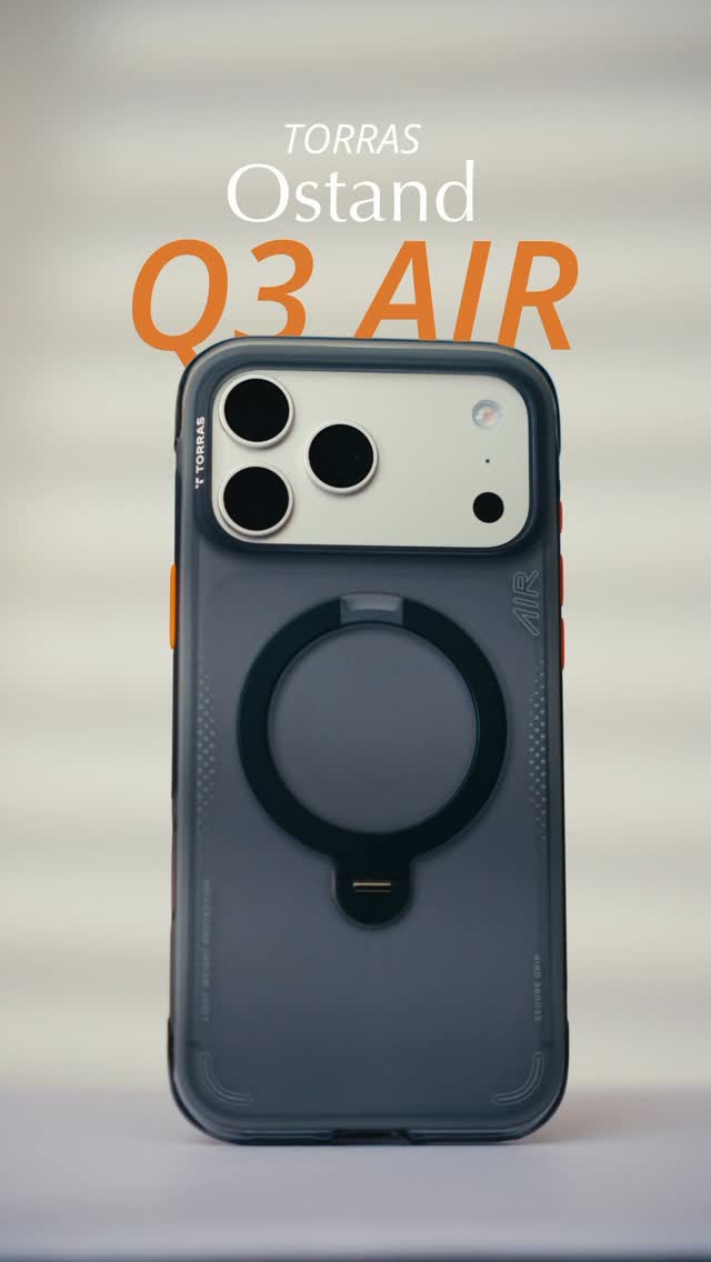 The Torras Ostand Q3 Air, is becoming my favourite iPhone case.

The built-in 360° stand makes all the difference. Whether I’m watching content, FaceTiming, filming, or recording VoiceOver, I can set the phone at the perfect angle in any scenario.

Plus, the air-bag style corners give me extra peace of mind if I ever drop my phone. It’s the perfect mix of protection and functionality.

Grab one using the link in my bio!