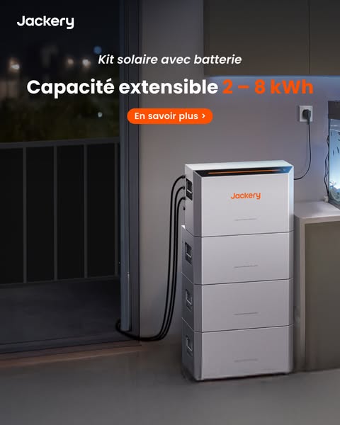 Kit solaire avec batterie Jackery