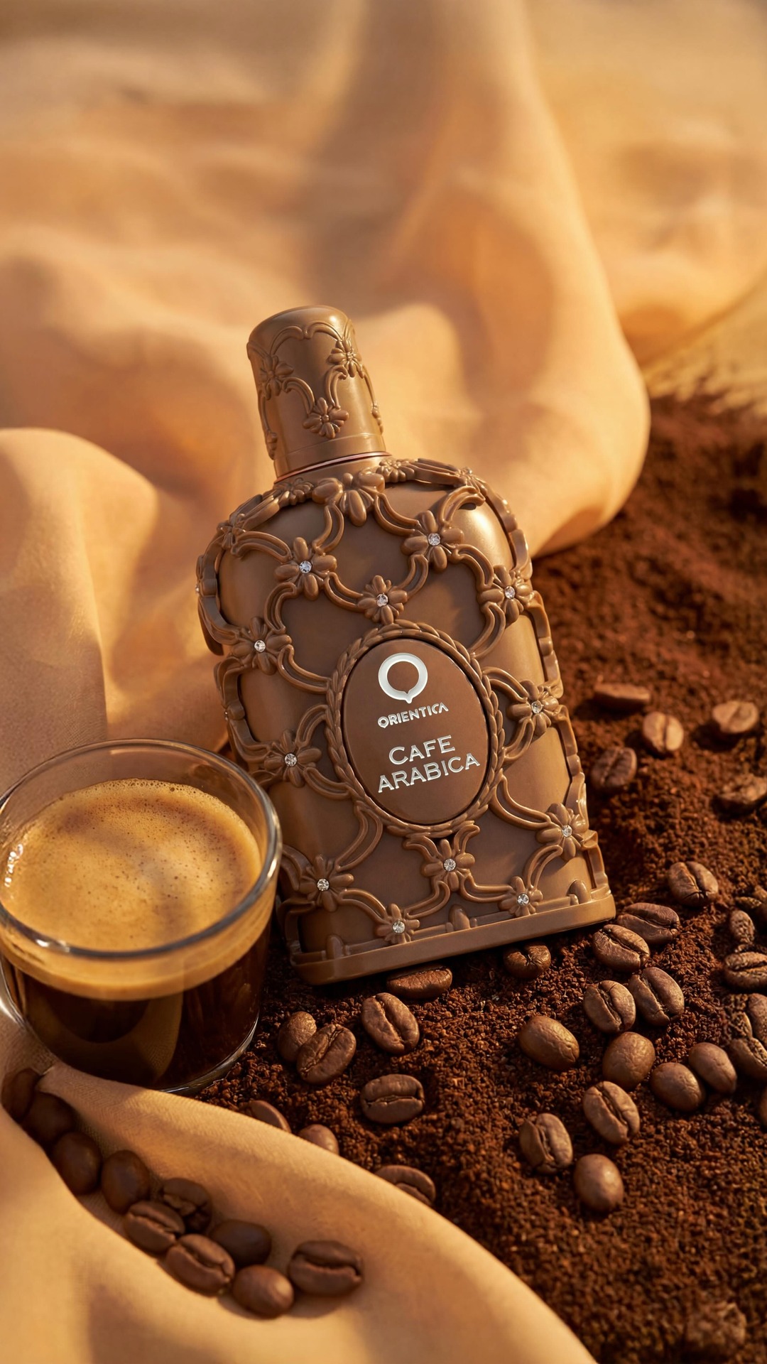 Ever wish your favorite coffee could last all day? That’s how this fragrance feels cozy, comforting, and irresistible 🤎 With notes of Amaretto, Coffee, Caramel, Tonka, and Vanilla, every moment is pure indulgence.

#OrienticaPerfumes #LuxuryPerfume #FragranceAddict #PerfumeLovers #scentoftheday #perfumeaddict #cafearabica