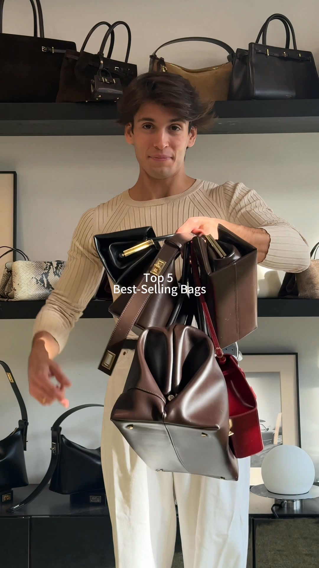 Small Leopard Belted Tote Bag(Low Stock)