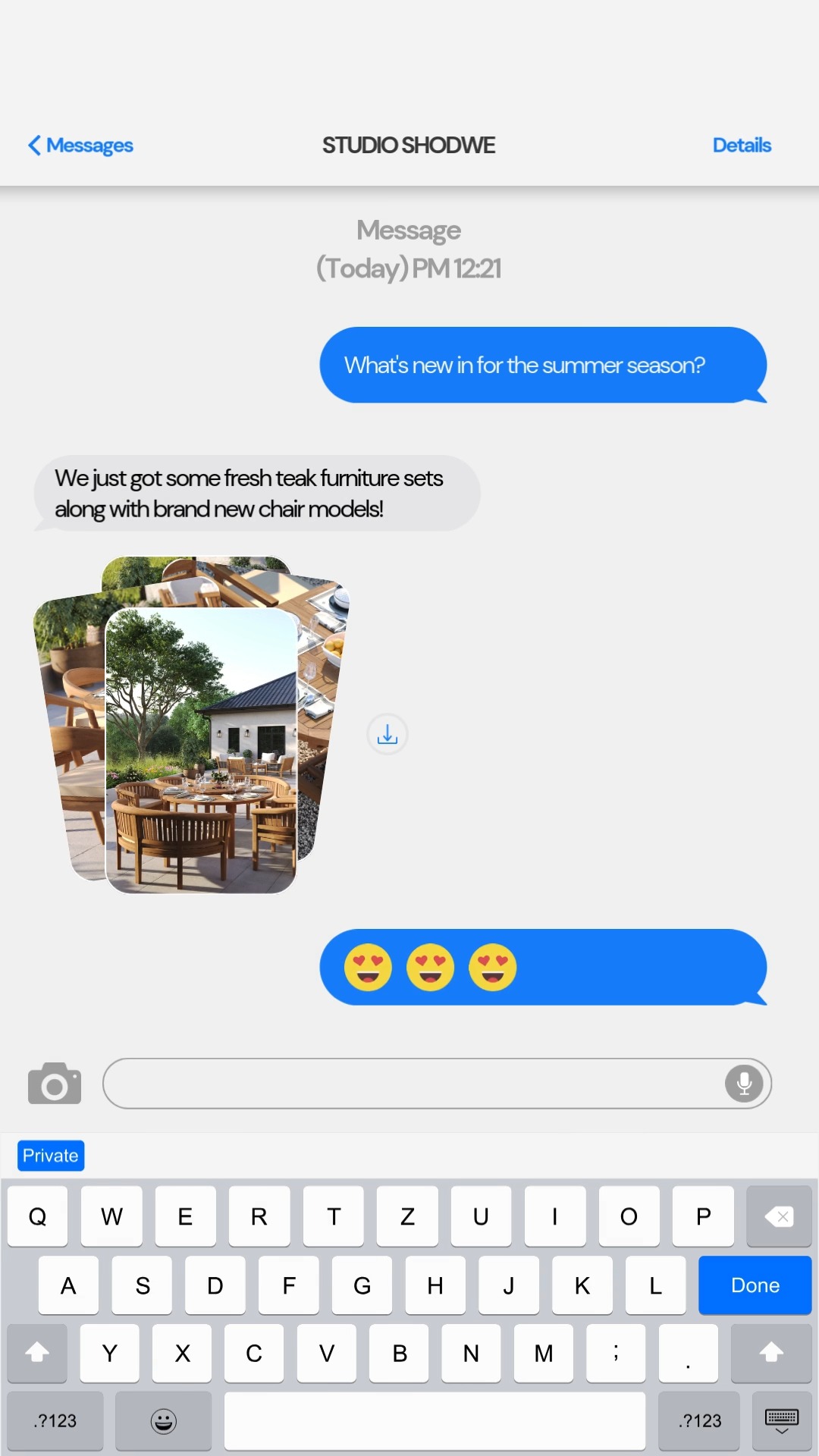 New season garden furniture coming!

We’re introducing fresh additions to our teak range, including a brand-new chair design and new garden benches, perfect for the sunny days ahead.

Stay tuned and be the first to discover what’s coming.