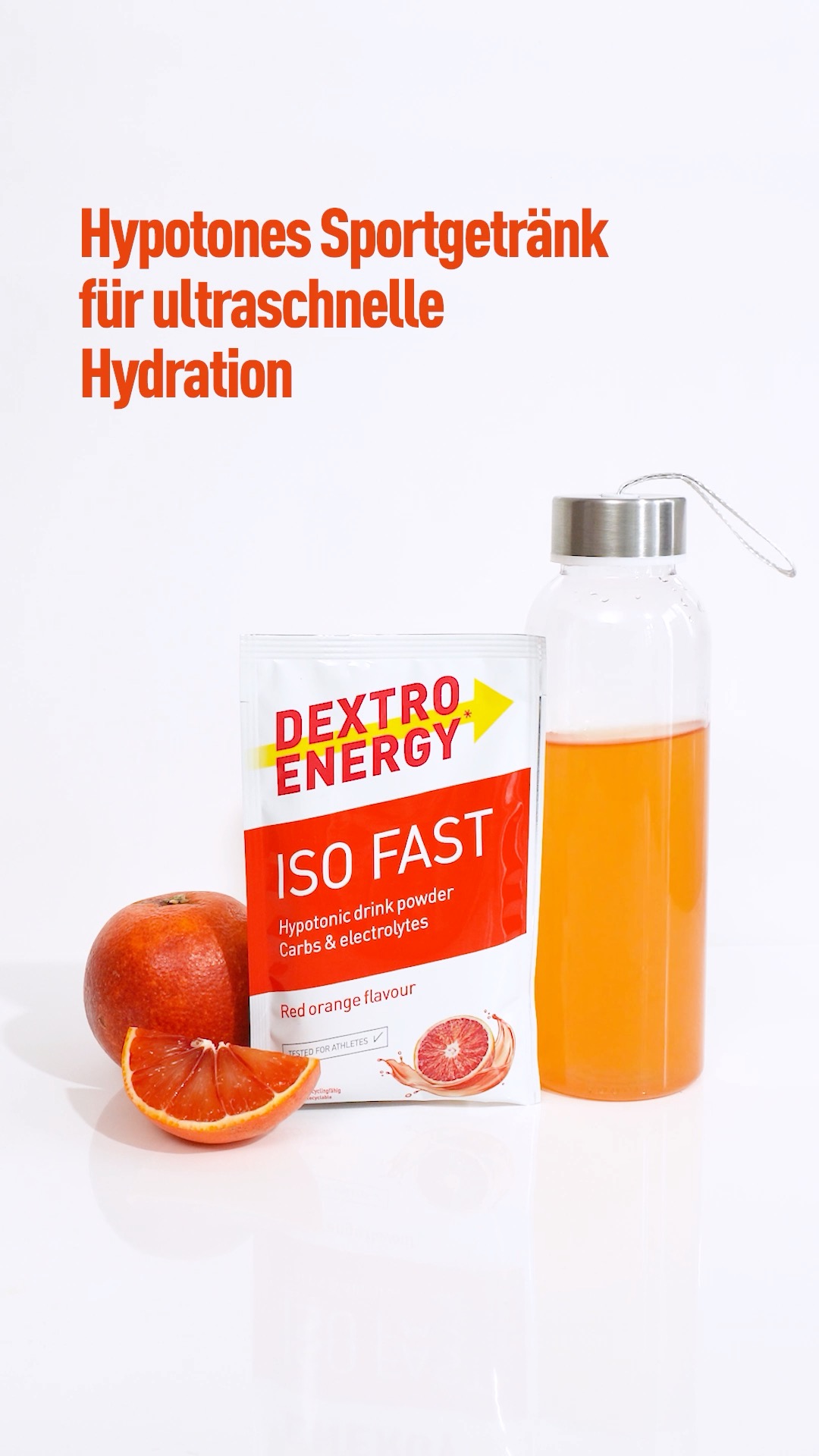 Bereit für dein nächstes Workout? 🔥 Unser ISO Fast Red Orange ist dein sportlicher Begleiter für jede Herausforderung.