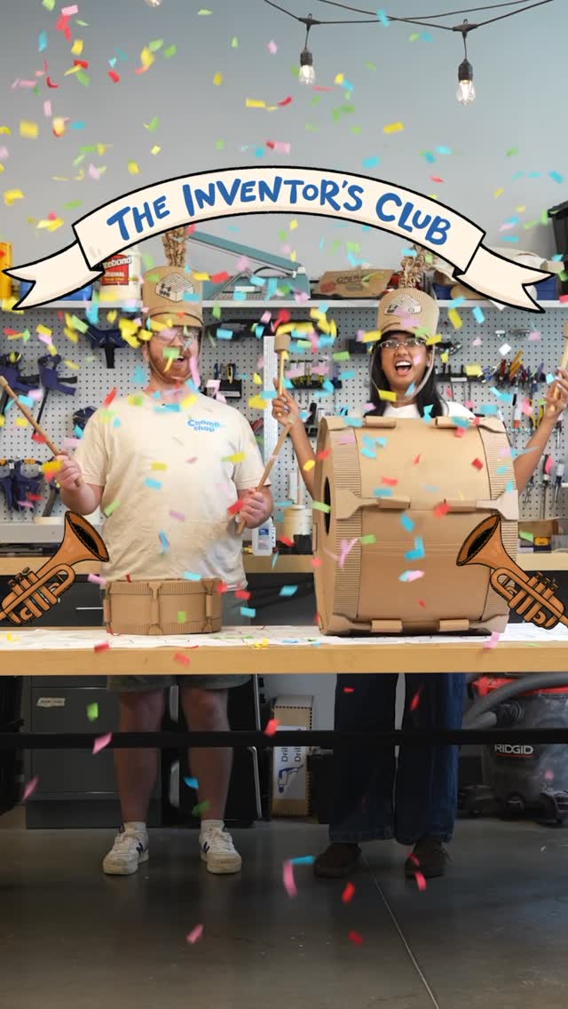 For the past 2 years (!!) we’ve been working on perfecting the Inventor’s Club... AND IT’S FINALLY READY! 🎉

So… what’s the Inventor’s Club? It’s a monthly subscription of awesome cardboard projects kids can build using the ChompSaw!

Each month, we’ll send a project pack straight to your door with printed patterns and extra materials for hands-on builds like:

📦 a catapult with a spinning target
📦 a labyrinth game to guide a marble from start to finish
📦 a real ukulele you can tune and strum

We’ve always wanted Chompshop to inspire kids to keep building, learning, and inventing month after month. Which is why we put soooo much time into creating a subscription that teaches real engineering principles and design thinking, while building practical skills that spark new ideas.💡 

We hope you love these projects as much as we do.

— Max & Kausi ❤️