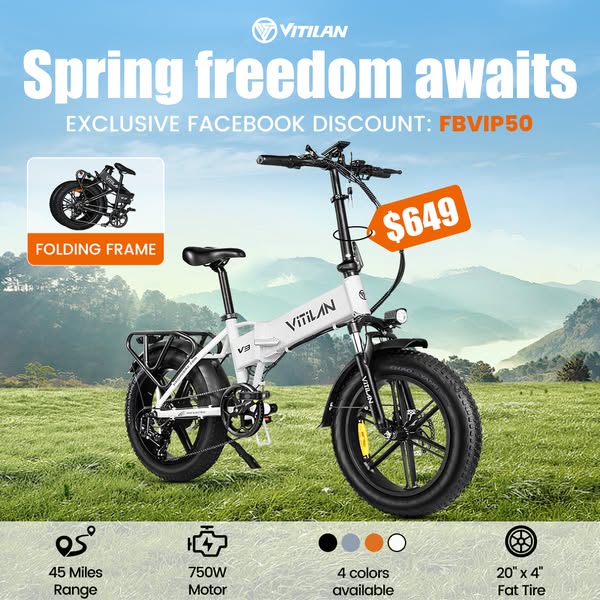 🔥 Only $649, use code 【FBVIP50】 and save $50 — Facebook exclusive!