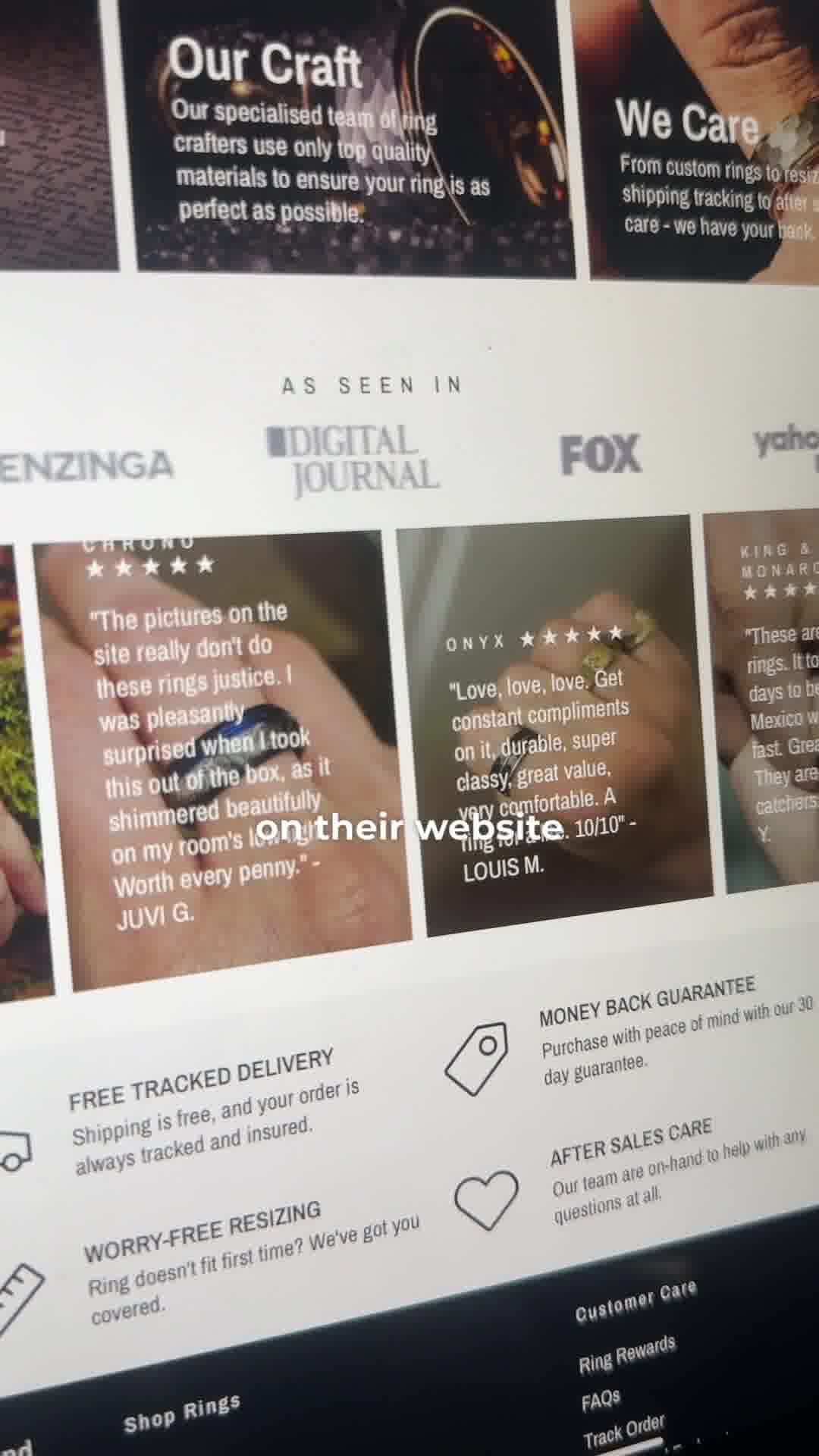 Free Tracked Worldwide Shipping