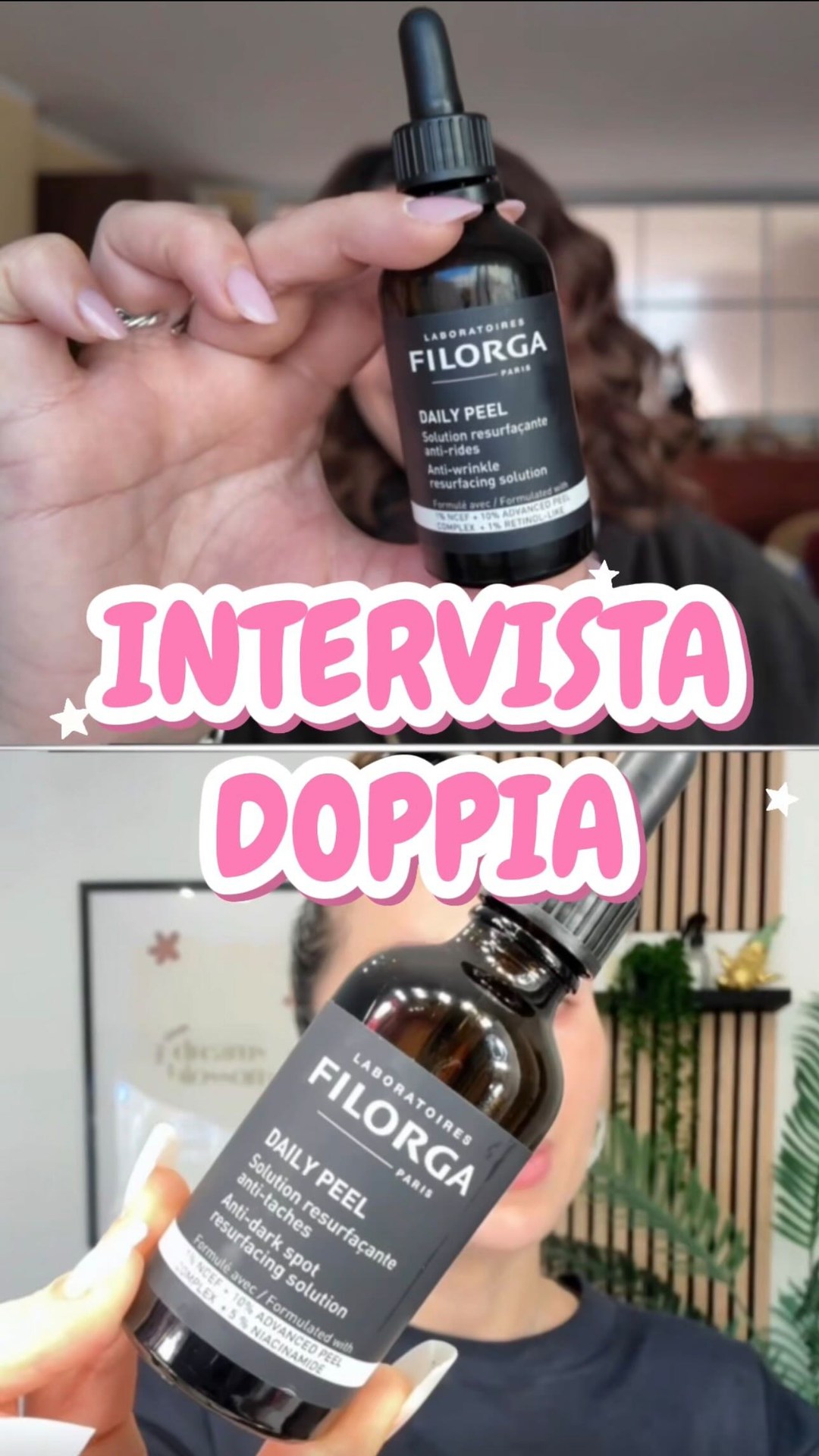 Ultimamente nella nostra routine ci sono i Daily Peel di Filorga, che stiamo testando in anteprima da un paio di settimane! 🖤
Con l’1% del complesso NCEF e il 10% dell’Advanced Peel Complex. Il risultato è una pelle più luminosa e levigata giorno dopo giorno.
Ascolta il reel fino alla fine così da sapere perfettamente quale scegliere tra il Dark Spot o l’Anti-Wrinkle, secondo le tue esigenze! 🤍

@filorga_italia #filorga #dailypeel #skincare #adv