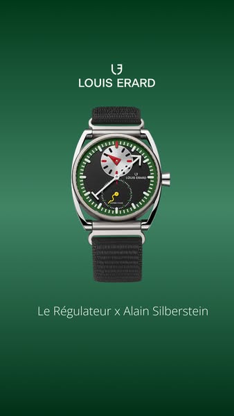 Louis Erard x Alain Silberstein - Joyful, artistic watches.