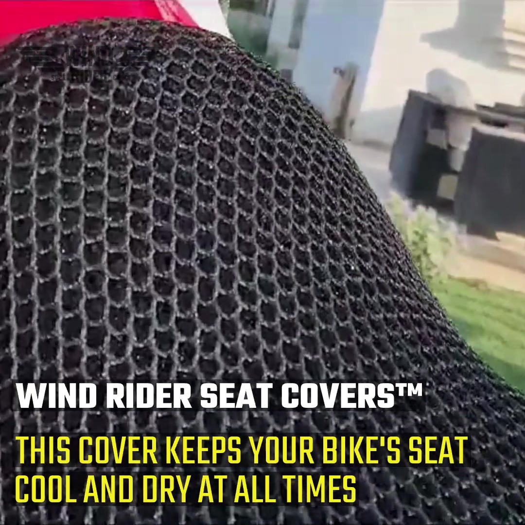 Keep your seat Cool and dry at all times.