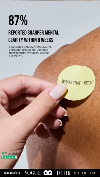 87% Sharper. 8 Weeks. One Patch.