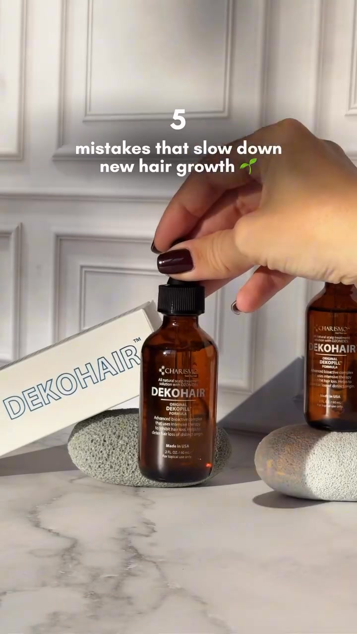 Order DEKOHAIR and start your hair restoration treatment today — click "Shop Now".