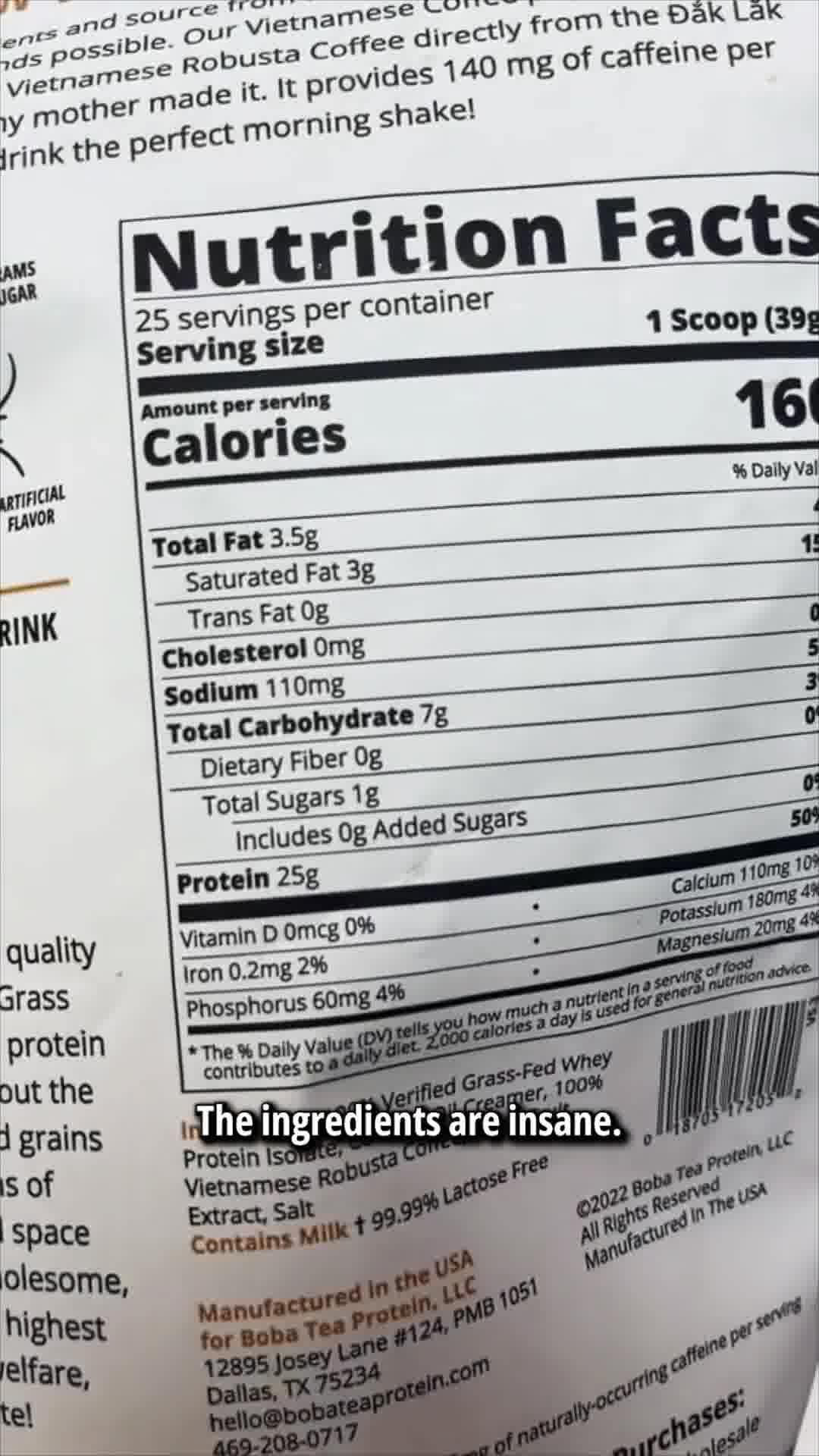 High-Protein Boba Tea