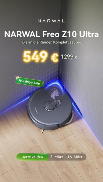 Frühjahrs-Deal: Freo Z10 Ultra jetzt nur 549 €!