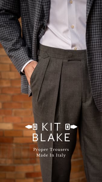 Kit Blake Trousers - Proper Trousers, Made In Italy