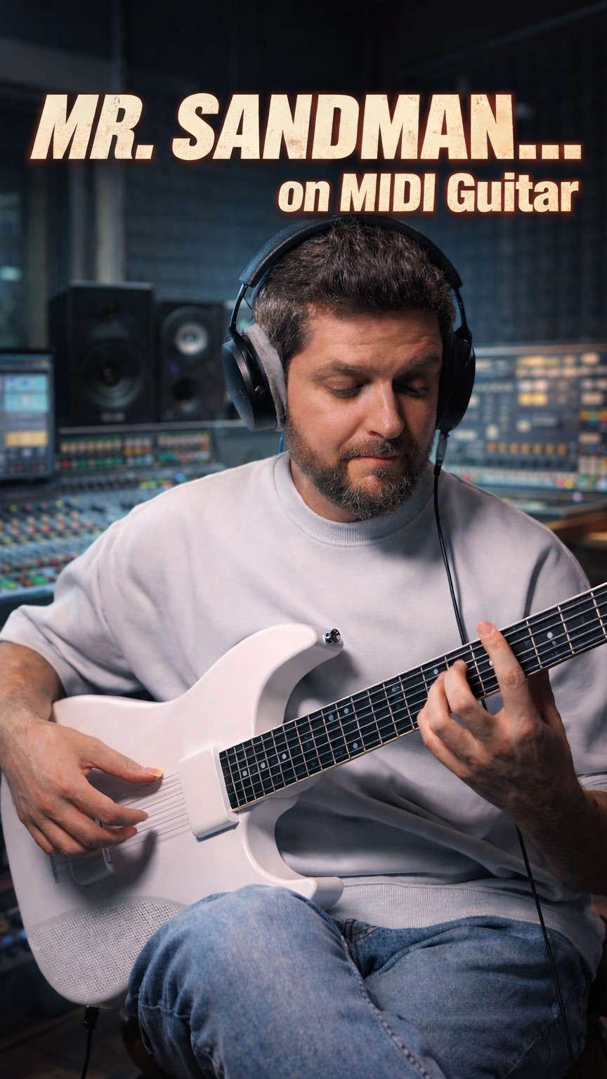 “Mr. Sandman”… but on a MIDI guitar with a choir patch.
I’m using the Aeroband Smart Guitar to trigger layered choir voices - every note you hear is played live.
It’s a fun way to rethink classic melodies with modern MIDI tools.
.
.
.
#MIDI #MIDIGuitar #Aeroband #Guitar #GuitarPlayer #Guitarist #Musician #ElectricGuitar #GuitarGram #guitaristsofinstagram #Gitarre #Guitarra #fingerstyle