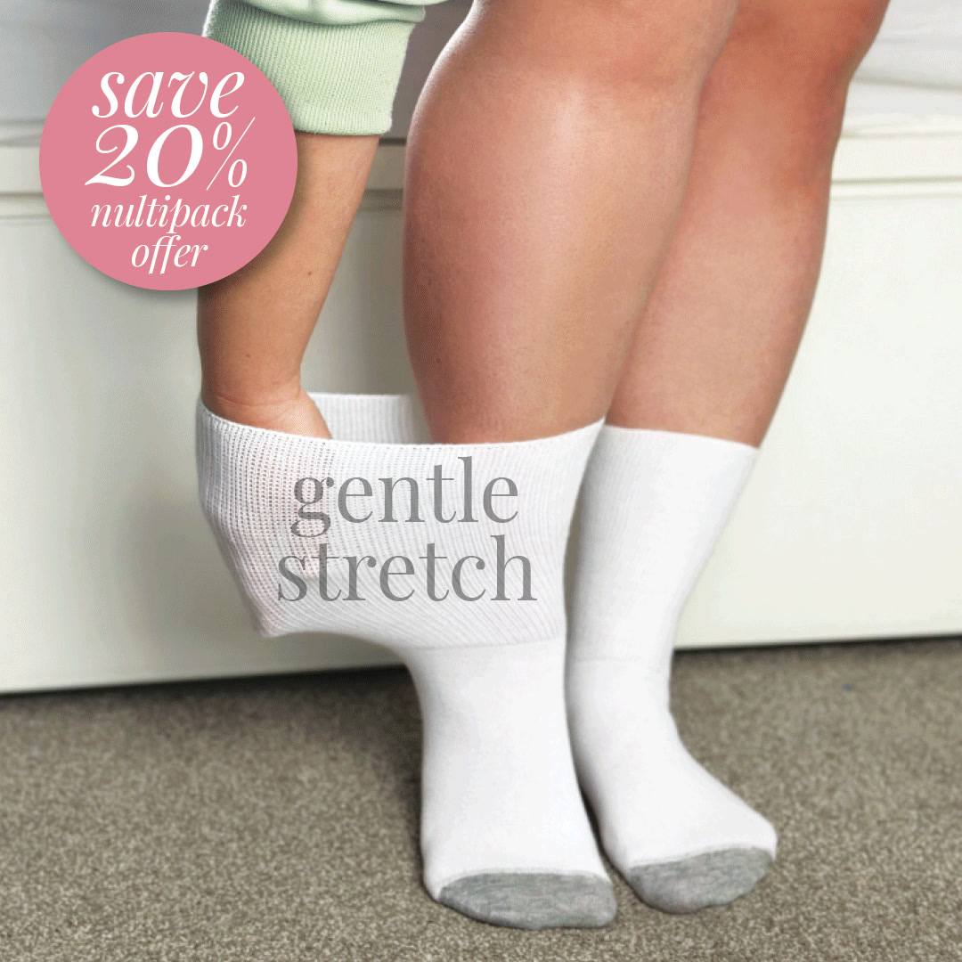 SuperWide cotton socks