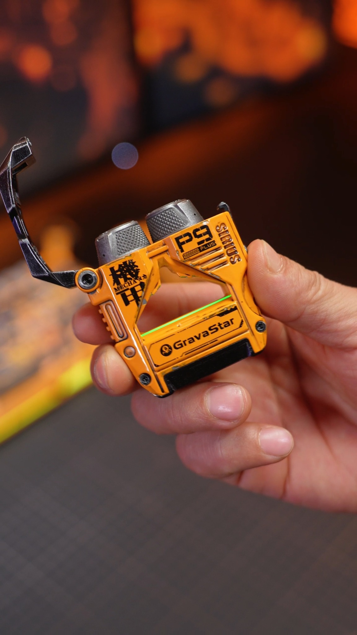 War-Damaged Yellow Sirius Plus Earbuds.

Forged in metal. Finished with a rugged look.
Every scratch tells a story from a future battlefield 👽
.
.
.
#gravastar #gravastarSiriusPlus #gravastarearbuds #earbuds #gaming